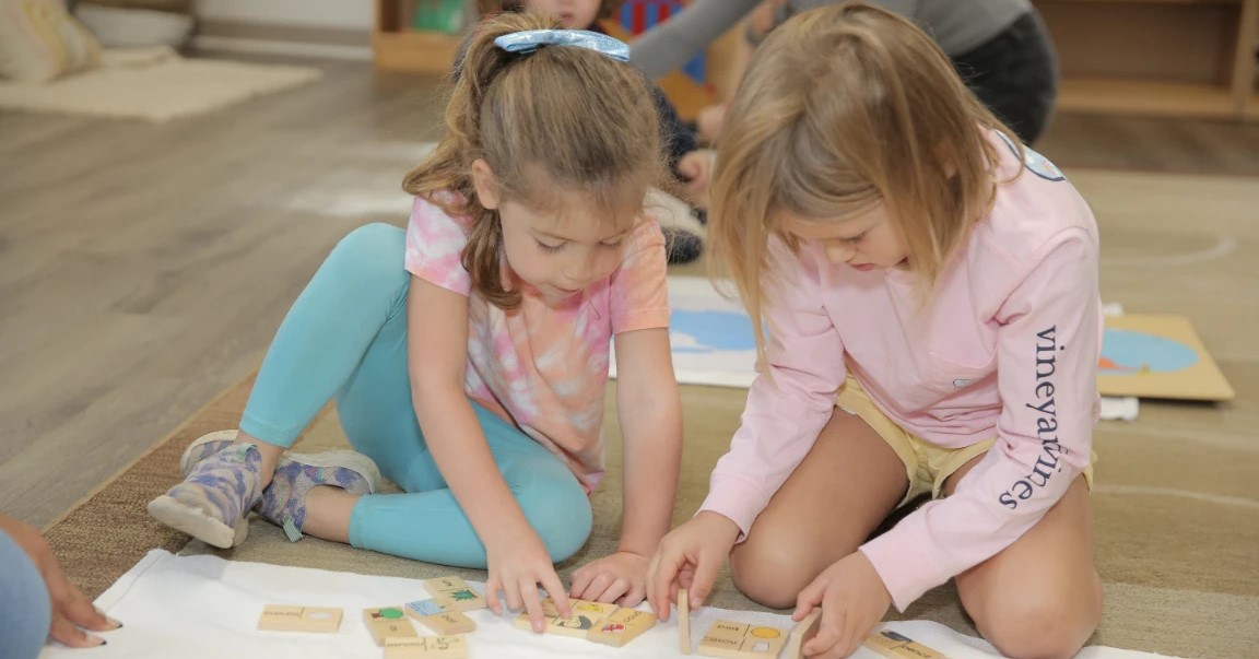 norbeck montessori kindergarten children in class image