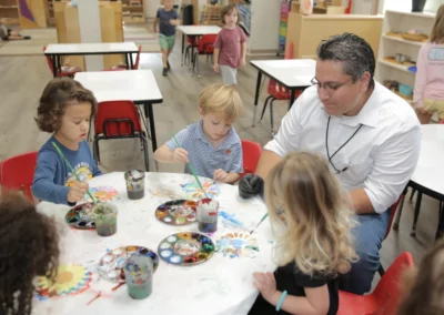 Norbeck Montessori painting and arts class image