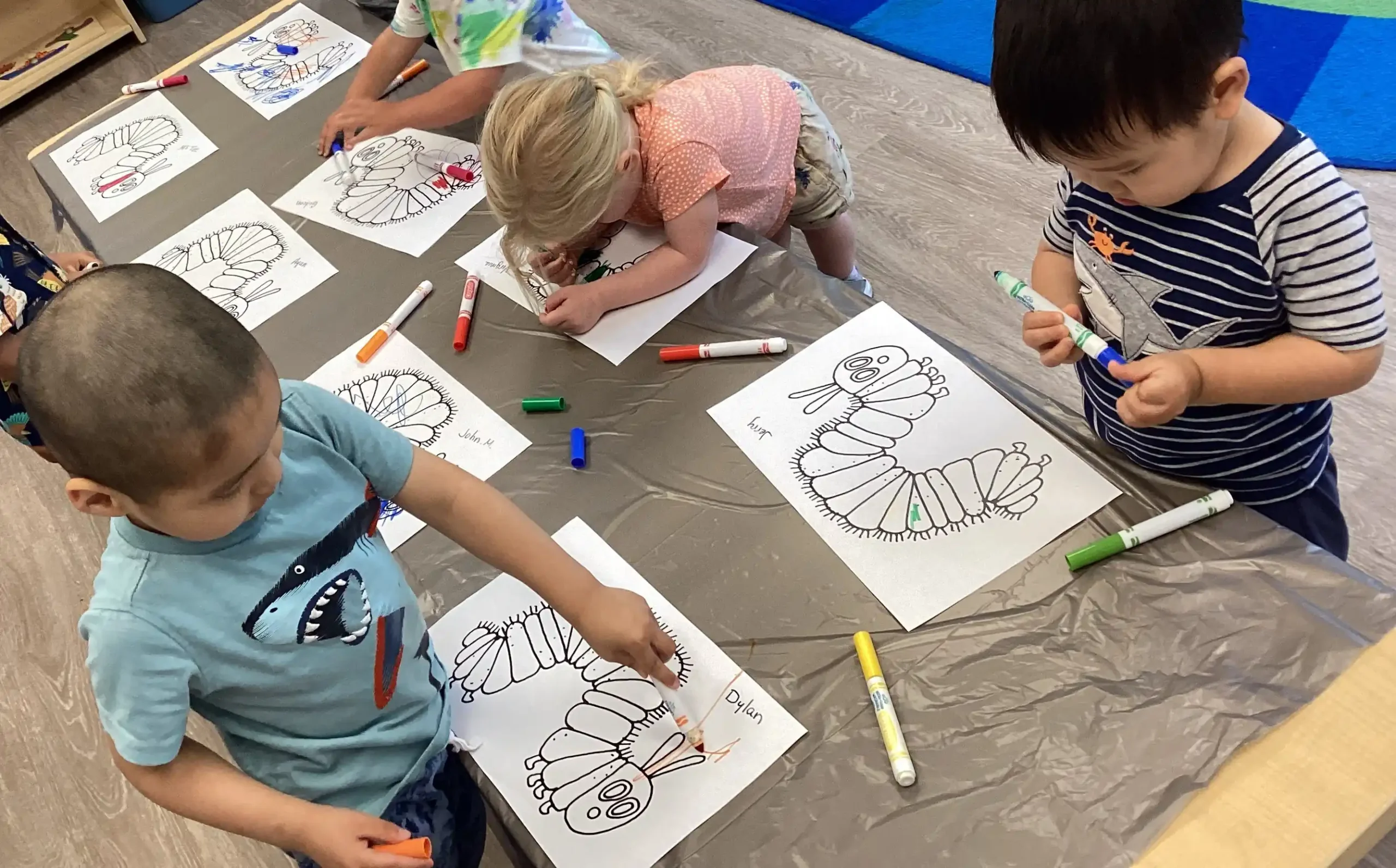 norbeck montessori painting and arts class image